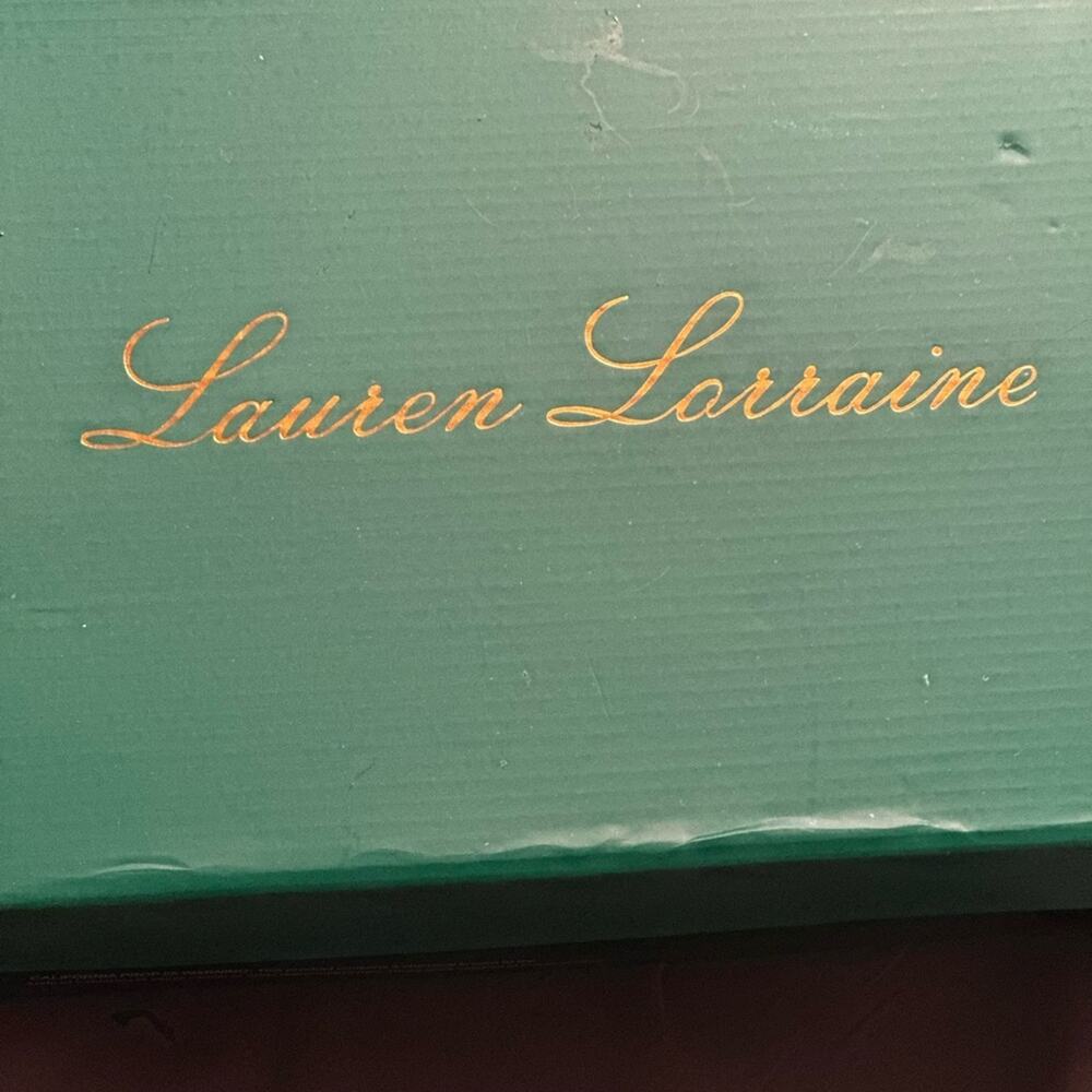 LAUREN LORRAINE NEW IN BOX HILANA BLACK EMBELLISHED HIGH TOP SNEAKERS Size 5.5 - Picture 14 of 15